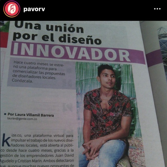 PAVO RETRO STYLE SHIRT BY DESIGNER - Picture 7 of 8